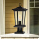 Leawood 1 Light 17.9 inch Black Outdoor Lantern Head