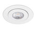 Lotos LED White Recessed Lighting in 1, Round, Adjustable, Complete Unit