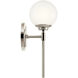 Benno 1 Light 5.25 inch Polished Nickel Wall Sconce Wall Light