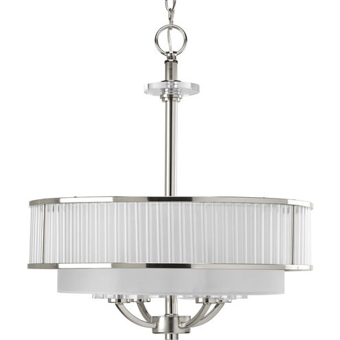 Nisse 4 Light 20 inch Polished Nickel Hall & Foyer Ceiling Light