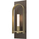 Triomphe 1 Light 5.3 inch Bronze and Modern Brass ADA Sconce Wall Light in Bronze/Modern Brass