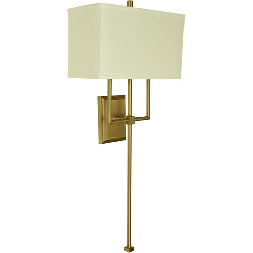 Sconces 2 Light 13 inch Brushed Brass Sconce Wall Light