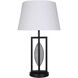Willow 26 inch 100.00 watt Matte Black Table Lamp Portable Light