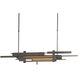 Planar LED 48.3 inch Natural Iron and Bronze Pendant Ceiling Light in Natural Iron/Bronze