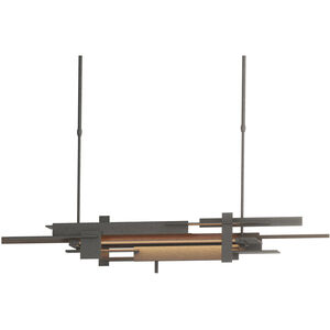 Planar LED 48.3 inch Natural Iron and Bronze Pendant Ceiling Light in Natural Iron/Bronze