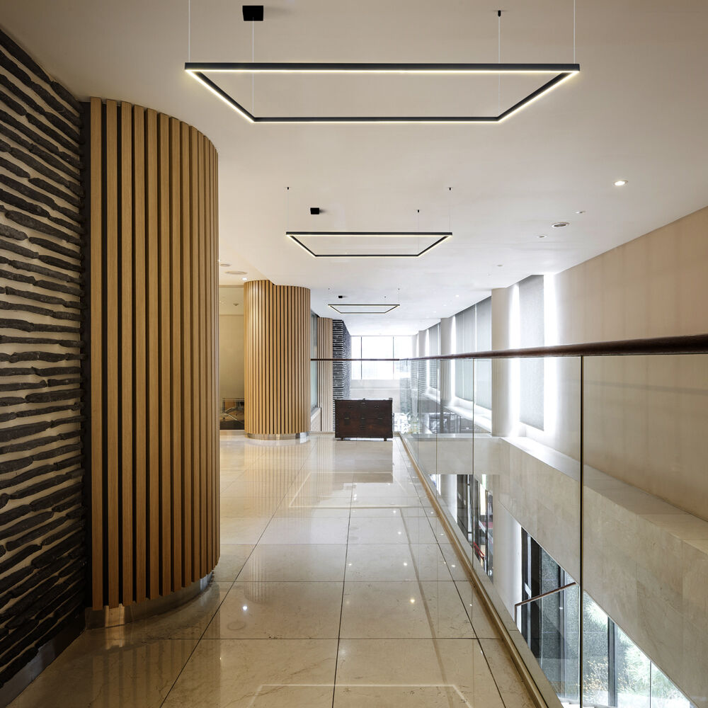 Atria 51.25 inch Black Chandelier Ceiling Light