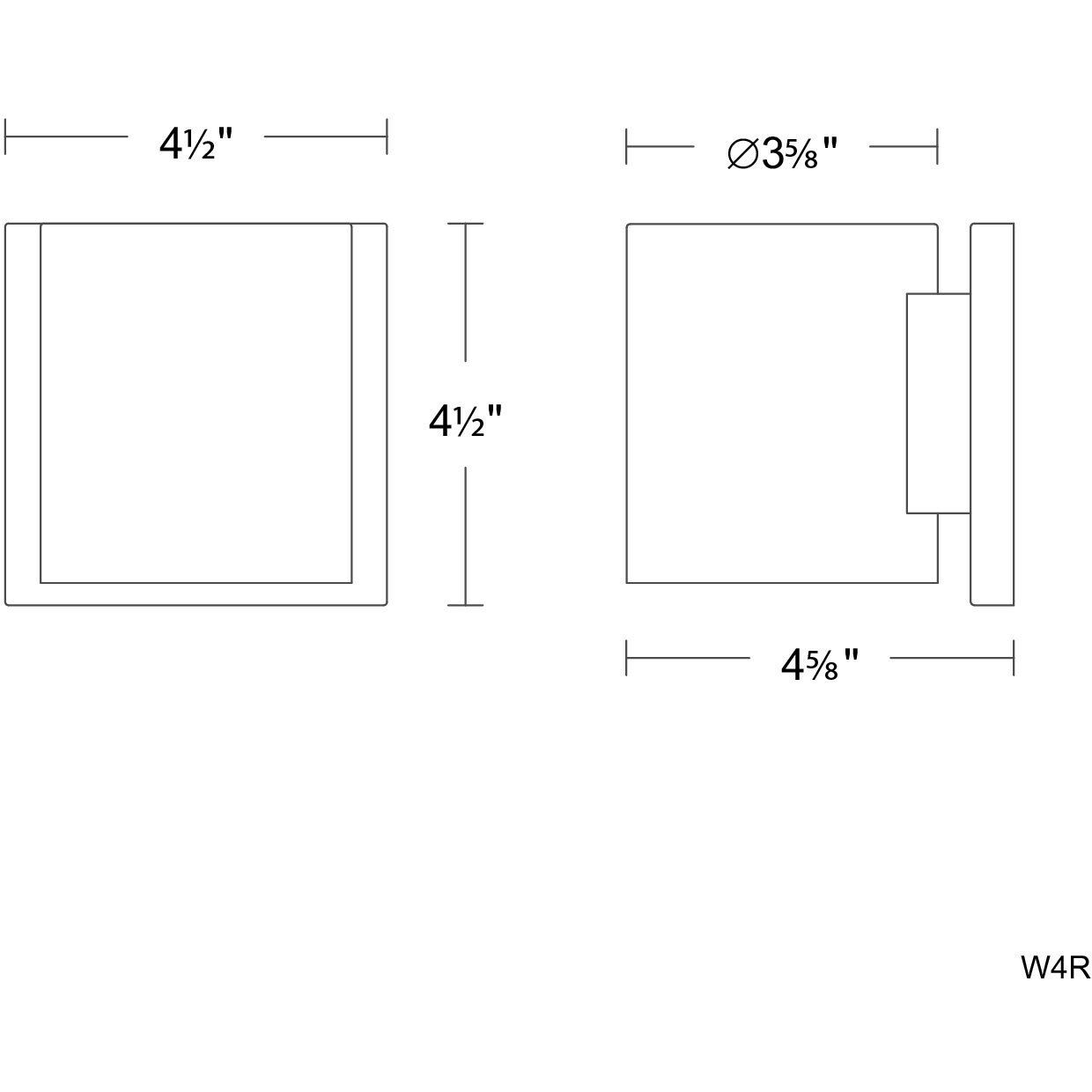 Zoron LED 4.25 inch White Outdoor Wall Lighting