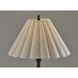 Scallop 28.75 inch 40.00 watt Black Wood Table Lamp Portable Light