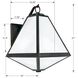 Glacier 3 Light 14 inch Black Charcoal Sconce Wall Light in White
