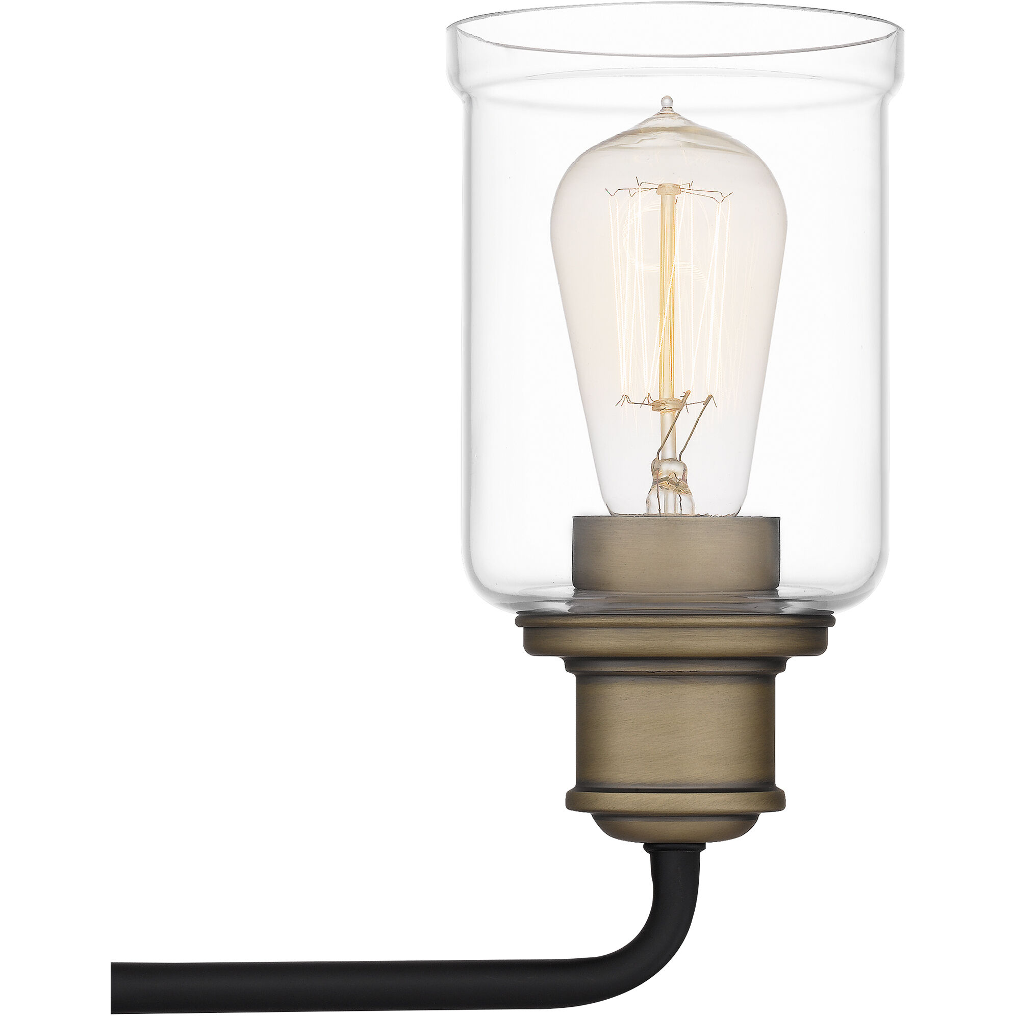 Cox 3 Light 22 inch Matte Black Bath Light Wall Light, Large