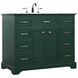 Americana 42 X 21.5 X 35 inch Green Vanity Sink Set