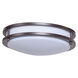 Solero LED 12 inch Bronze Flush Mount Ceiling Light