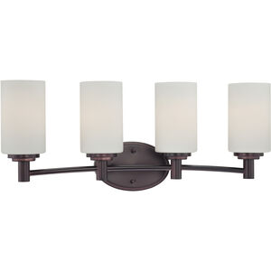 Pittman 4 Light 24 inch Sienna Bronze Vanity Light Wall Light