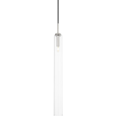 Nyah 1 Light 3 inch Polished Nickel Pendant Ceiling Light