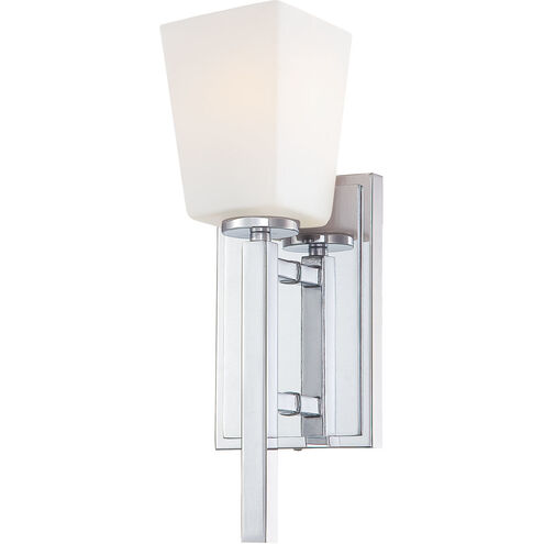 City Square 1 Light 4.75 inch Chrome Wall Sconce Wall Light