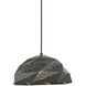 Riku 1 Light 15 inch Dark Grey Pendant Ceiling Light
