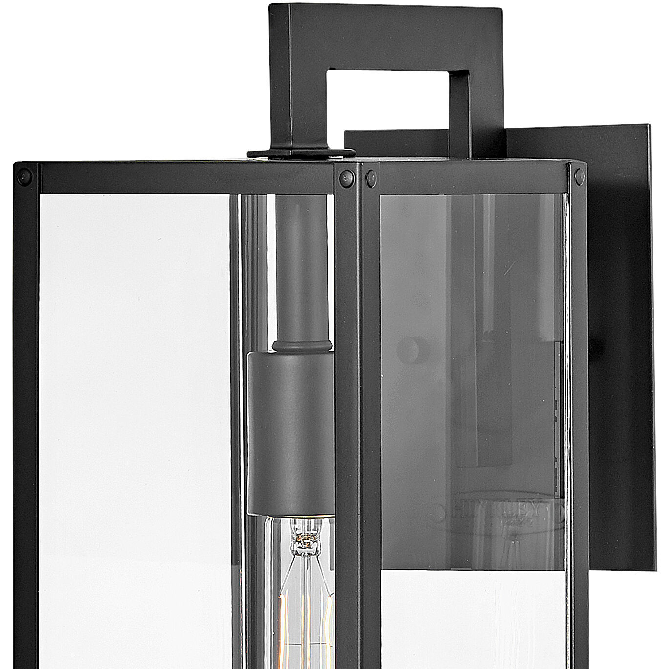 Max LED 13 inch Black Outdoor Wall Mount Lantern, Small
