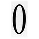 Address Light White Plastic Address Tile
