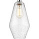 Ballston Cindyrella LED 48 inch White and Polished Chrome Island Light Ceiling Light in Seedy Glass