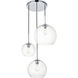 Huntington 3 Light 21 inch Chrome Pendant Ceiling Light