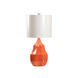 Wildwood 32 inch 100.00 watt Soft Orange Glaze Table Lamp Portable Light