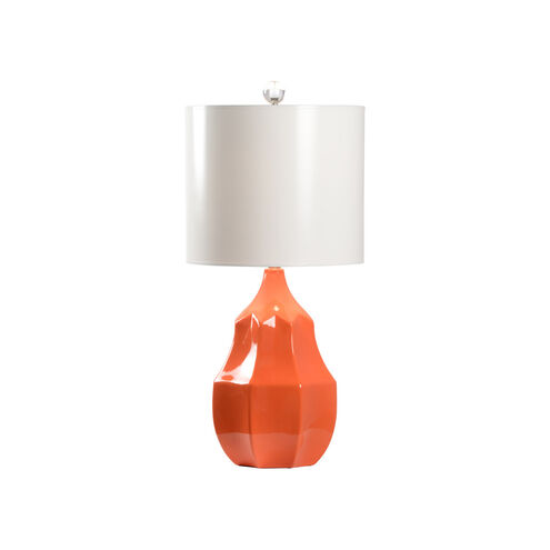 Wildwood 32 inch 100.00 watt Soft Orange Glaze Table Lamp Portable Light