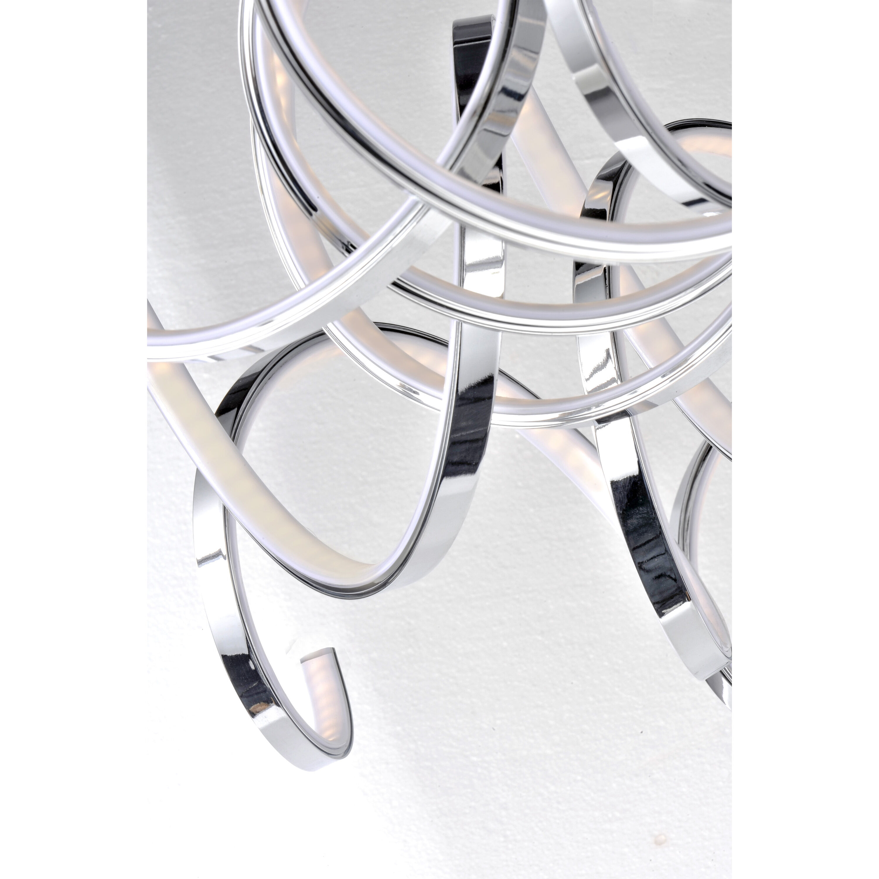 ET2 E21415 PC Chaos LED 29 inch Polished Chrome Single Pendant Ceiling Light