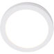 Round LED 5.25 inch White Flush Mount Ceiling Light in 3000K, 1, WAC Limited