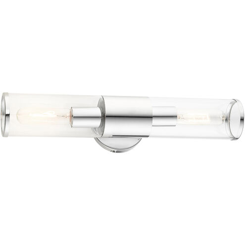 Banca 2 Light 19 inch Polished Chrome ADA Vanity Sconce Wall Light