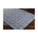 Scott 72 X 48 inch Dark Blue/Cream Rugs, Wool