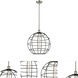 Lake Placid 1 Light 16 inch Satin Nickel Pendant Ceiling Light