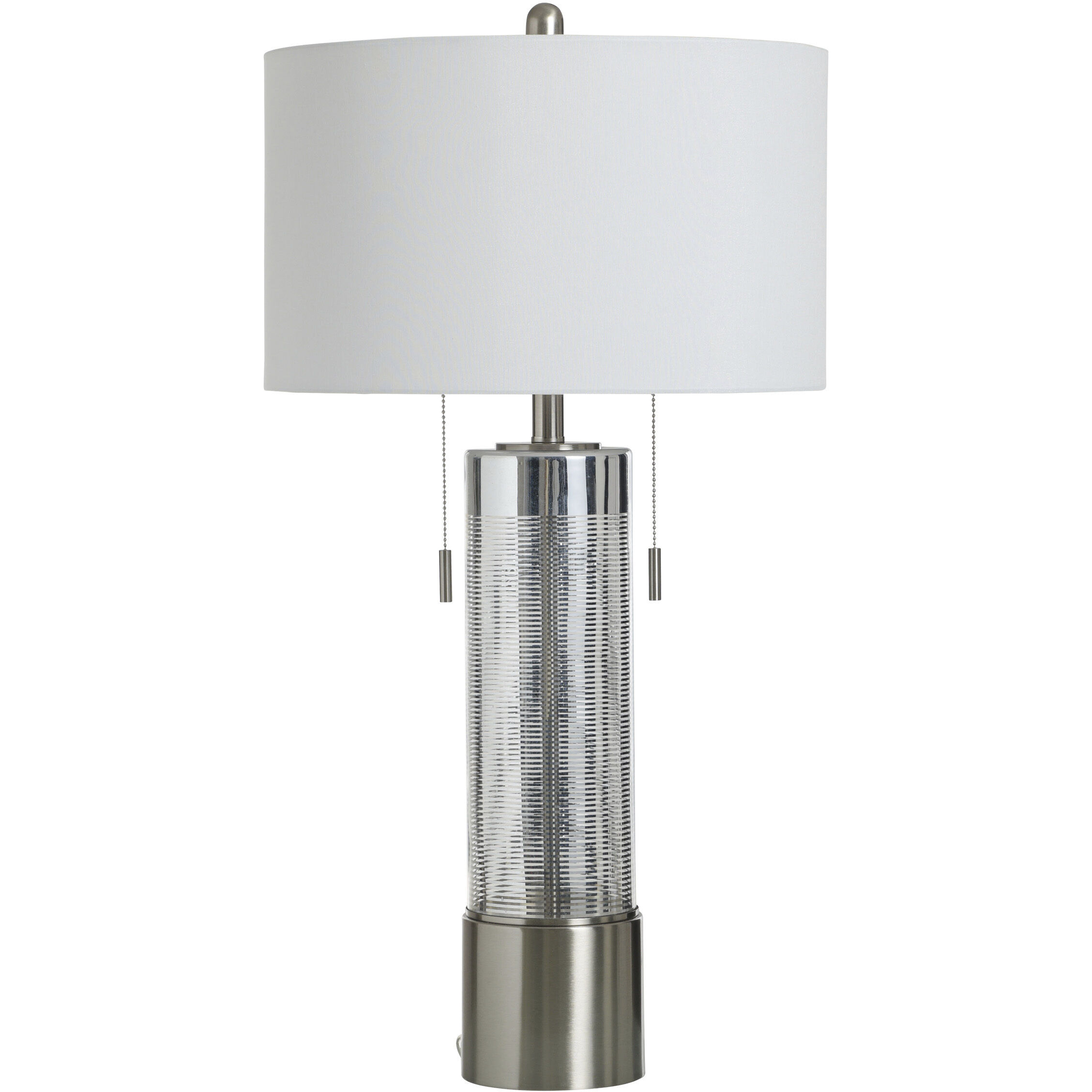 Morienval 31 inch 60 watt Morienval and White Table Lamp Portable Light