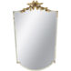 Anita 37.4 X 24 inch Distressed Ivory/Gold Wall Mirror