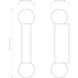Ortona 2 Light 4.33 inch Polished Chrome Bathroom Wall Light