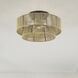 Florell 3 Light 18 inch English Bronze Semi Flush Mount Ceiling Light, Large