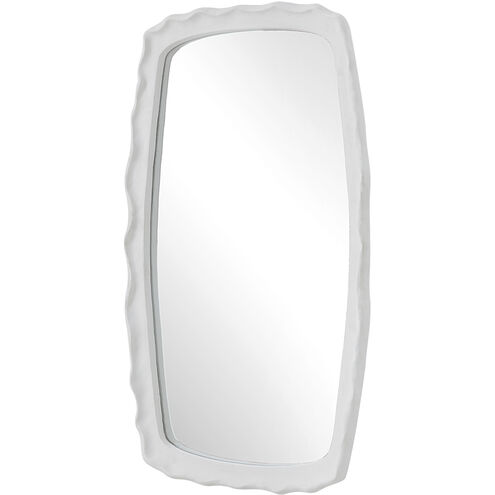 Marbella 37.8 X 22 inch Matte White Mirror