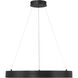 Conc LED 24 inch Coal Pendant Ceiling Light