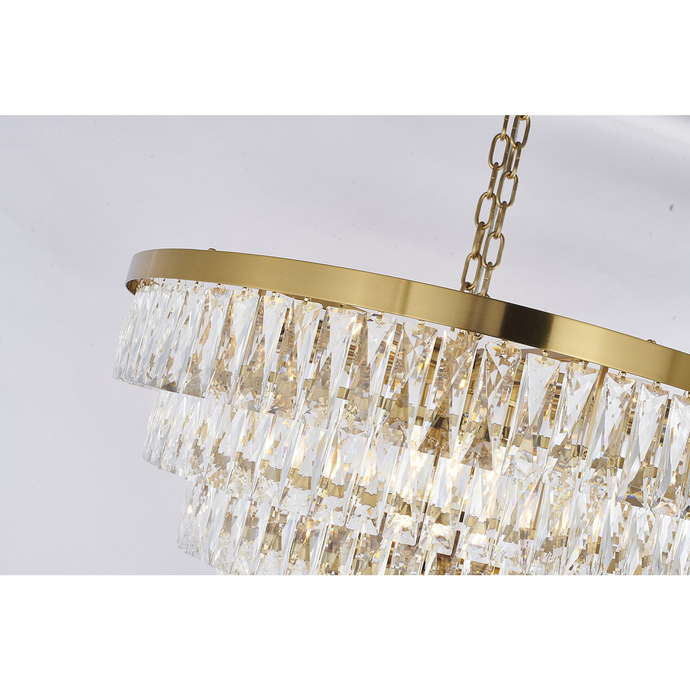 Canada 27 Light 32 inch Gold Chandelier Ceiling Light