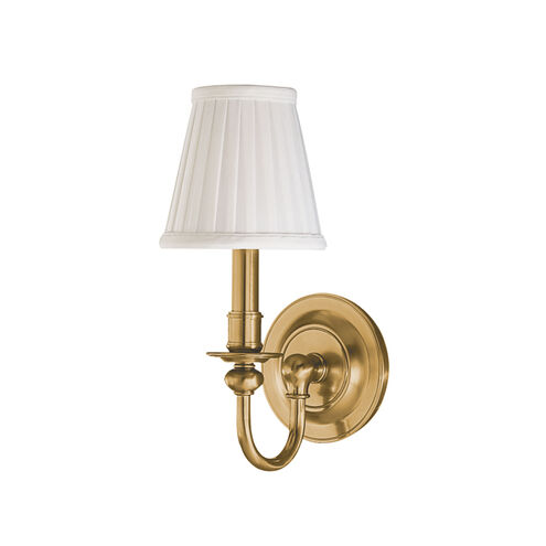 Beekman 1 Light 5 inch Aged Brass Wall Sconce Wall Light