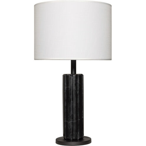 Sentu 25.25 inch 100.00 watt Matte Black and Black Marble Table Lamp Portable Light