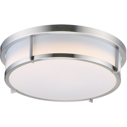 Rogue LED 17 inch Satin Nickel Flush Mount Ceiling Light