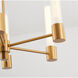 Canada 6 Light 26 inch Brass Chandelier Ceiling Light