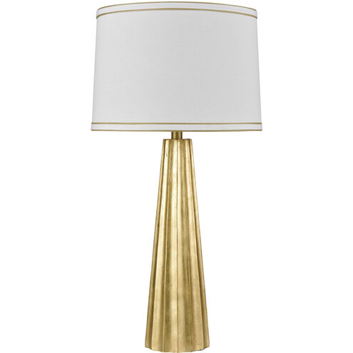 Hightower 31 inch 150.00 watt Gold Leaf Table Lamp Portable Light