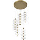 Bollavino LED 20 inch Legacy Brass Pendant Ceiling Light