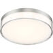 Vantage LED 7 inch Brushed Nickel Flush Mount Ceiling Light