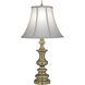 Ellie 29 inch 150 watt Antique Brass Table Lamp Portable Light