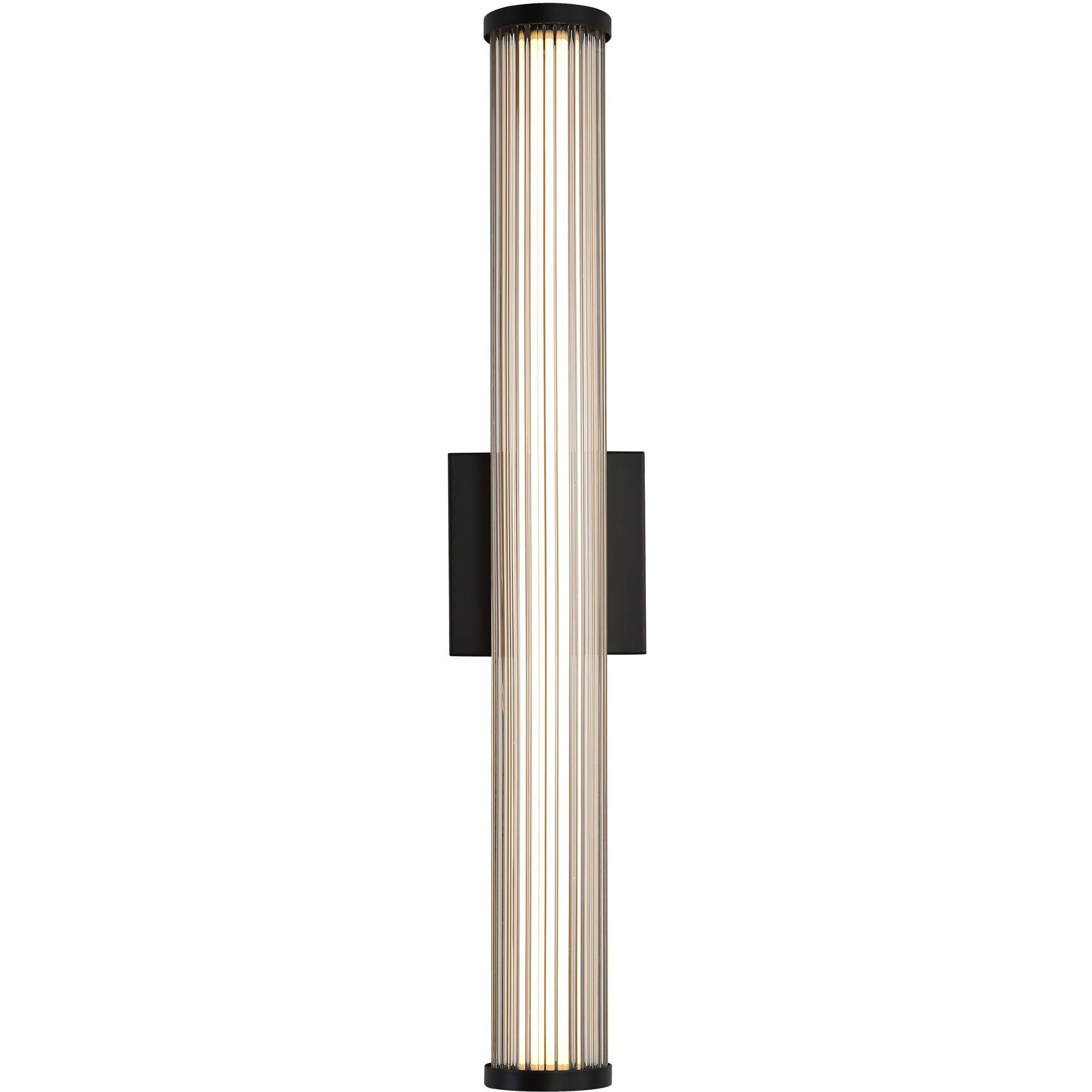 Rodara LED 24.38 inch Matte Black Outdoor Wall