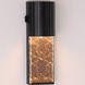 Cascata 20 inch Black/Aged Copper Outdoor Wall Sconce