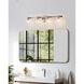 Bedminster 4 Light 30.5 inch Brushed Nickel Vanity Light Wall Light