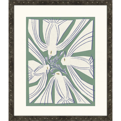 Animals Collection Green Framed Art